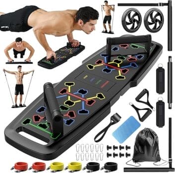 Portable Push Up Board with Accessories