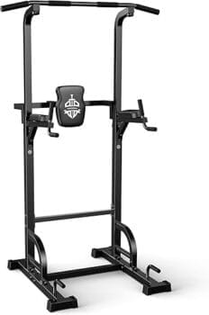 Sportsroyals Power Tower Pull Up Dip Station Assistive Trainer Multi-Function Home Gym Strength Training Fitness Equipment 440LBS